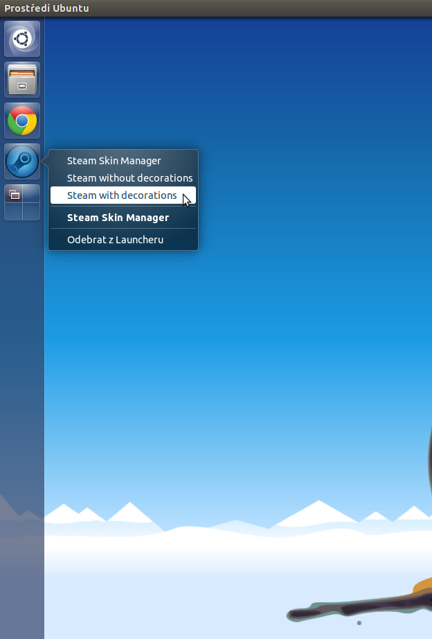 Launcher screenshot
